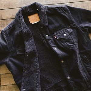 Levis Premium Sherpa Lined Trucker Jacket
